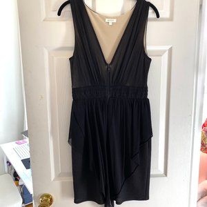 Weston Zippered Black Dress